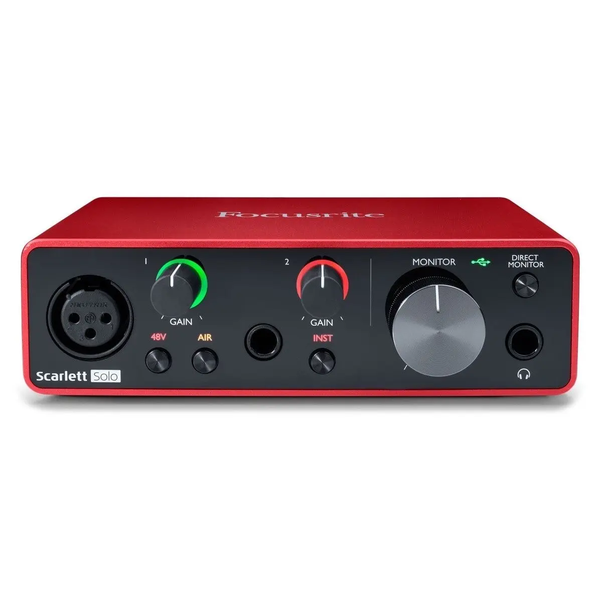 Focusrite Scarlett Solo3 (3rd Gen) Giao Diện Âm Thanh USB Ghi Âm Guitar Headphone Bộ Khuếch Đại Bên Ngoài Mic Preamp Card Âm Thanh