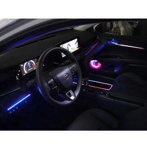 Kit d'éclairage d'ambiance pour voiture, fibres optiques acryliques, symphonie de couleurs, directement du fabricant, pour Toyota Camry (9ème génération) 2024-2025, lampe LED intérieure - Product Image 4