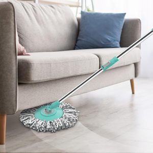 Blue Eco-Friendly Telescopic High Quality Hand-Free Wet Dry <b>Mop</b> Automatic Dehydration Light Weight Stainless Steel 2.5L Capacity - Product Image 2