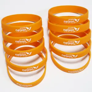 2023 New Promotional Gift Eco-friendly Printed Custom Silicone Wristband Rubber Bracelet Wrist Band Motivational Wristband