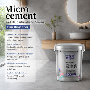 Vente en gros usine de microciment imperméable pour piscines, spas, salles de bain, douches et revêtements muraux et de sols en microciment - Product Image 3