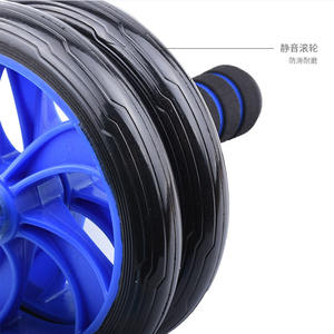 Nutrilite Double Roller kebugaran peralatan Gym ABS/EVA bulat Dua pegangan Pusher untuk otot perut untuk penggunaan di rumah - Product Image 6