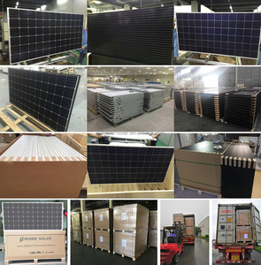 Alta efficienza tutto pieno nero 100W 105W 110watt monocristallino silicio PERC HDT HJT celle di vetro 12V Off-grid pannelli solari - Product Image 5
