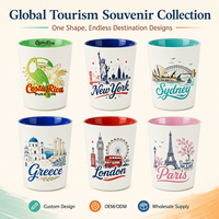 Verres à Tequila en Céramique Souvenirs Touristiques du Costa Rica pour les Invités – Lot de Petites Tasses à Vin en Porcelaine – Personnalisation OEM en Gros