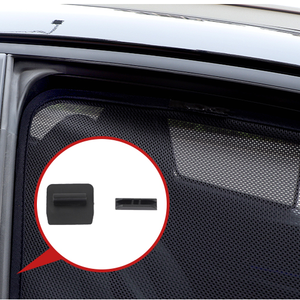 4 pièces, accessoires <span class=keywords><strong>de</strong></span> voiture magnétiques pliables, pare-soleil décoratif d'intérieur, rideau <span class=keywords><strong>de</strong></span> pare-soleil latéral arrière pour bébé et enfant - Product Image 4