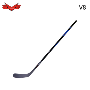 Bâtons de hockey sur glace Factory Vguard V8, 40% carbone, <span class=keywords><strong>composite</strong></span> de fibre de verre, lame résistante à l'usure, senior, hockey en ligne, 520g, <span class=keywords><strong>flex</strong></span> 74, bleu - Product Image 1