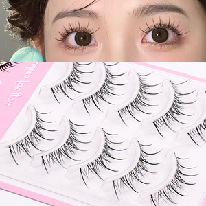Nouveau produit 5 paires de faux cils airy tournesol une pièce affûtage fée cheveux comique oeil <span class=keywords><strong>petit</strong></span> <span class=keywords><strong>diable</strong></span> cils - Product Image 6