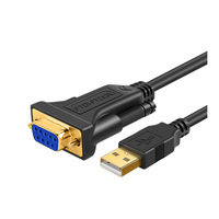 Nuevo Adaptador USB RS232 DB9 con Cable Null Modem, Chapado en Oro, FTDI, 2026