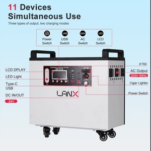 LiFePO4เหล็กพลังงานแสงอาทิตย์2200W 3000W ระบบเก็บพลังงานมีล้อสถานีพลังงานแสงอาทิตย์กลางแจ้งผลิตจากโรงงานจีน - Product Image 3