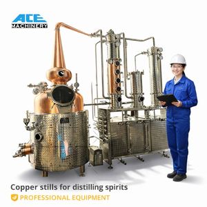 Ace 95% Alcohol Distiller 300L Double Distilling Tower Vodka&Rum Distillery Equipment - Product Image 6