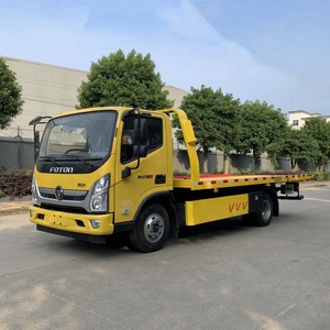 Camión de Remolque Diésel Foton en Nuevas Condiciones, Plataforma Plana Inclinable con Sistema de Deslizamiento, Transmisión Manual - Product Image 1