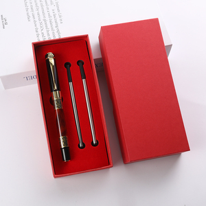 Sang Trọng Kim Loại Gel Mực Bút Thiết Lập Biểu Tượng Tùy Chỉnh Nhiều Màu Đôi Refill 2 Thêm Mực Đen Nạp Bán Buôn Khuyến Mãi Hộp Quà Tặng Cho - Product Image 6
