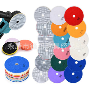 Diamond Polishing <b>Pads</b> 3 In 4 In Soft Bond Marble Stone Grinding Discs For Angle Grinder - Product Image 1