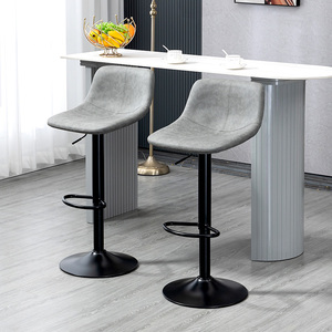 Bar <strong>Stools</strong> Cafe Furniture Restaurant Nordic Kitchen Cheap Gold High Chair Counter Modern Leather Metal Bar <strong>Stools</strong> <strong>With</strong> <strong>Back</strong> - Product Image 3