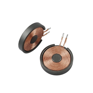 Bobina Transmisora de Carga Inalámbrica Mini, Bobina Blindada de Ferrita de 5-10W con Cables Estañados - Product Image 4