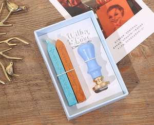 ชุดตราประทับขี้ผึ้งศิลปะคลาสสิกคุณภาพสูงพร้อมโลโก้แบบกำหนดเอง สำหรับตกแต่งหรือเป็นของขวัญ - Product Image 4