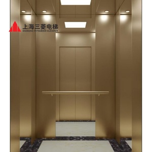 Ascenseur médical Mitsubishi de haute qualité 1600 kg, moderne, à entraînement sans engrenages, en acier inoxydable, pour lit médical, double porte - Product Image 1