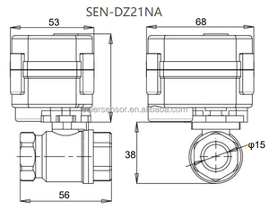 Manufacturer Stainless Steel Motorized Ball Valve 1/<strong>2</strong> "<strong>3</strong>/4" 1" Inch DC12V DC24V Mini Electric Actuator Electric <strong>2</strong>-way Ball Valve - Product Image 6