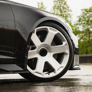 Velg roda 5x112 Kw baru, velg roda Aloi disikat 21 inci 20 21 22 untuk roda audi RS4 RS6 S4 B8 B9 A4 A6 allroad avant wagon