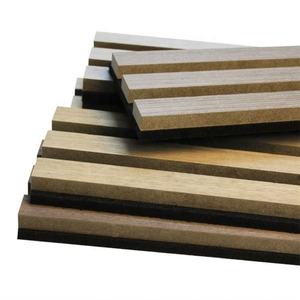 Panneaux acoustiques en fibre de polyester pour l'intérieur, design moderne, sur mesure, insonorisés, pour hôtels, âme en MDF, NRC 1.1, certifiés - Product Image 1