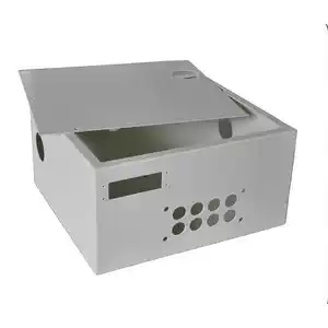 CE OEM Factory Custom 304 Stainless Steel Aluminium Sheet Metal Enclosure Box Fabrication Cnc Parts Laser Cutting Bending