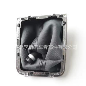 Funda para Palanca de Cambios de Vw Golf 7 A7 Mk7 Gti Gtd, Tela de Microfibra, Estilo Clásico, Accesorio para Automóvil - Product Image 1