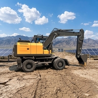 Excavatrice polyvalente de 15/18/21/23 tonnes, durable, pour les projets de construction lourde