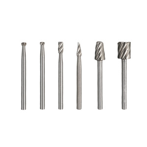 High-Speed Steel Rotary <b>File</b> Set 5pc Wood Plastic Grinding Bits For DIY Carpentry Sanding Trimming Tool Kit - Product Image 4