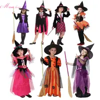 Witch Skirt Dress for Girls, Anime Cosplay Costume for Kids