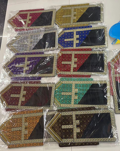 ガウンドレス用DIY新しいネックラインラインストーン刺繍ネックカラーレース刺繍パッチ - Product Image 3