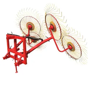 4 Discs Tractor PTO-driven Finger Wheel Hay Rake