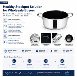Olla para Sopa Tipo Buffet de 3QT/5QT, Acero Inoxidable G8, Cerámica <span class=keywords><strong>Antiadherente</strong></span> con Superficie de Micro Puntos - Product Image 2