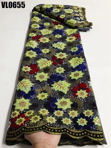 Supoo Factory <span class=keywords><strong>2023</strong></span> Tissu en dentelle de haute qualité avec paillettes vendu pour le <span class=keywords><strong>marché</strong></span> africain Robes de mariée broderie en dentelle - Product Image 4