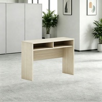 Meubles de bureau de style minimaliste 120cm Tables de formation informatiques pratiques Bureau de console en bois de noyer naturel pour salles de réunion