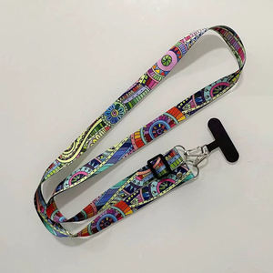 สายคล้องโทรศัพท์โพลีเอสเตอร์แบบกำหนดเองราคาประหยัด ความยาว 140 ซม. พร้อมพิมพ์โลโก้ด้วยระบบทรานเฟอร์ความร้อน - Product Image 1