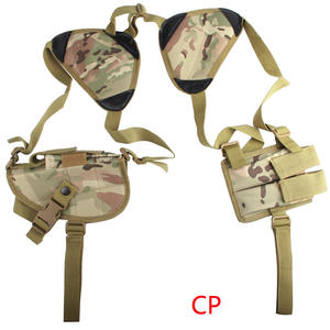 Verstelbare Dubbele Mag Zakje Schouderholster Tactische Nylon Pistool Oksel Verborgen Onderarm Schoudertas <span class=keywords><strong>Holster</strong></span> - Product Image 5