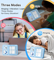 5-in-1 Visueller Timer für Kinder mit Autismus Aufgaben-Timer mit Aufgabenplan-Tafel Tägliche Checkliste für Zuhause Schule Klassenzimmer Schreibtisch