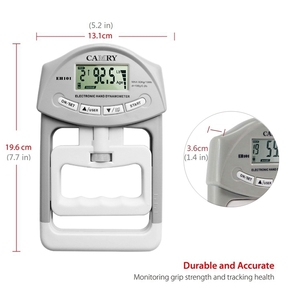 198Lbs/90kgs Grip sức mạnh đo lường Meter tự động Chụp điện tử tay Grip Điện Kỹ Thuật số điện tử tay dynamometers - Product Image 6