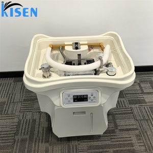 Kisen Fashion Double Water Storage Tanks Removable Shampoo Basin Portable Head Spa Machine with <b>Led</b> <b>Light</b> Water Heater - Product Image 6