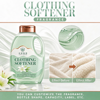 Adoucissant textile liquide Wave Edge Celadon Copper Jug, détergent à lessive, parfum longue durée, fraîcheur, produits de nettoyage