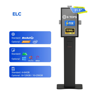 21.5 "LCD tự đặt hàng kiốt miễn phí-đứng Máy bán hàng tự động với máy in softpos thanh toán thiết bị đầu cuối <span class=keywords><strong>kiosk</strong></span> cho bán lẻ & rạp chiếu phim - Product Image 1