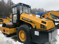Rouleau vibratoire à tambour unique haute efficacité 12 tonnes SSR120C-10 pour la construction routière, rouleau compresseur, vente chaude