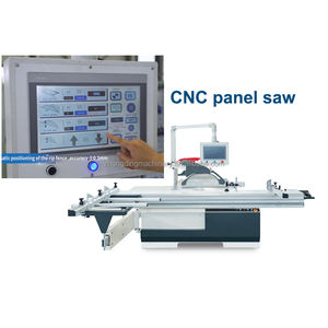 <span class=keywords><strong>Scie</strong></span> à panneaux CNC informatisée à <span class=keywords><strong>table</strong></span> coulissante entièrement automatique avec guide parallèle pour le travail du bois, structure allemande - Product Image 1