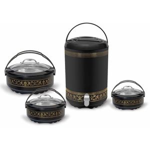 Ensemble chauffe-plats et récipients isothermes en acier inoxydable pour la conservation des aliments, la restauration et la cuisine domestique - Product Image 1