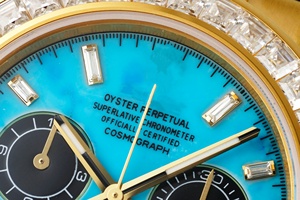high top quality watch Waterproof 40mm PPM factory 904L steel 4131 movement Chrono Diamond Turquoise Diver watch - Product Image 3