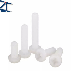 Beste Verkoop Ronde Kop Nylon Machine Schroeven Bouten Pan Hoofd Waterdichte <span class=keywords><strong>Plastic</strong></span> Witte Nylon Schroeven - Product Image 1