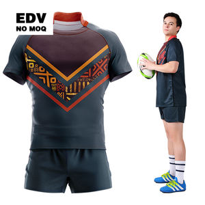 Maillot de rugby à sublimation personnalisée de haute qualité Maillot d'équipe extensible personnalisé Maillot de rugby pour femme - Product Image 1
