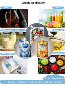 Comida portátil 5L 1 galón Stand Up <span class=keywords><strong>grano</strong></span> salsa de arroz aceite azúcar agua boquilla bolsa bebida bolsa de embalaje de plástico con boquilla - Product Image 6