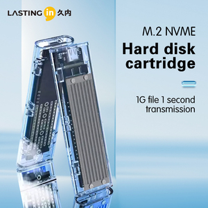LASTINGIN جديد 10 Gbps SSD الضميمة Extelnal M.<span class=keywords><strong>2</strong></span> NGFF NVME محرك الحالة الصلبة صندوق المحمول السكن المحمول NGFF - Product Image 2