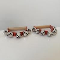 Professional Kids Baby Music Enlightenment Leather 5/7 Bells Jingle Early Education Christmas Atmosphere Music
